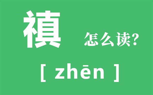 禛怎么读,禛怎么念,禛是什么意思