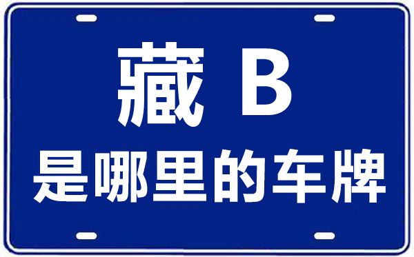 藏B是哪里的车牌号,昌都的车牌号是藏什么