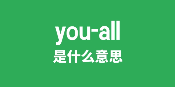you-all是什么意思