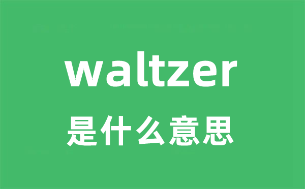 waltzer是什么意思