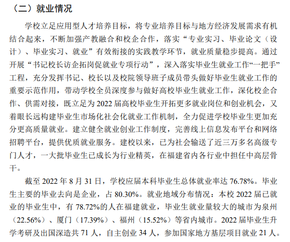 泉州信息工程学院就业率及就业前景怎么样,好就业吗？