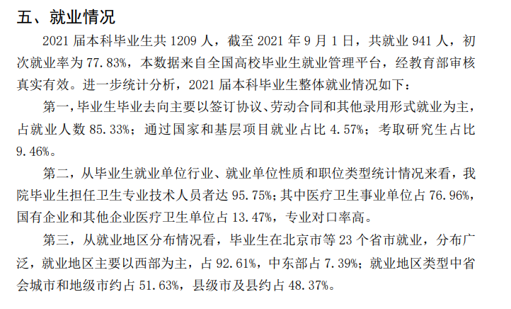 甘肃医学院就业率及就业前景怎么样,好就业吗?