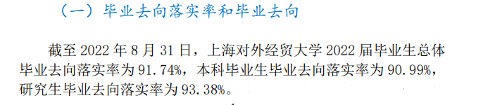 上海对外经贸大学就业率及就业前景怎么样,好就业吗?