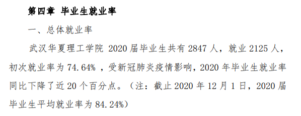 武汉华夏理工学院就业率及就业前景怎么样,好就业吗?