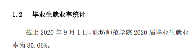 廊坊师范学院就业率及就业前景怎么样,好就业吗?