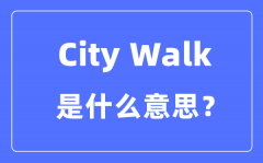 City Walk是什么意思怎么理解_city
