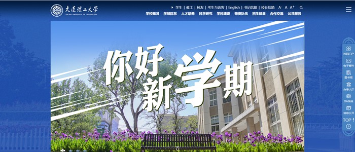 大连理工大学官网网址(https://www.dlut.edu.cn/)