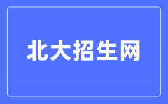 北京大学招生网入口（https