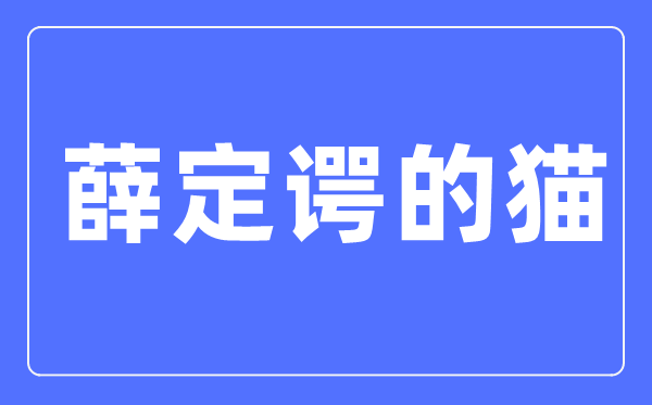 薛定谔的猫是什么意思,关于薛定谔的猫通俗解释