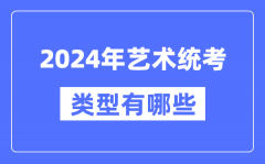 2024年艺术统考类型有哪些_艺