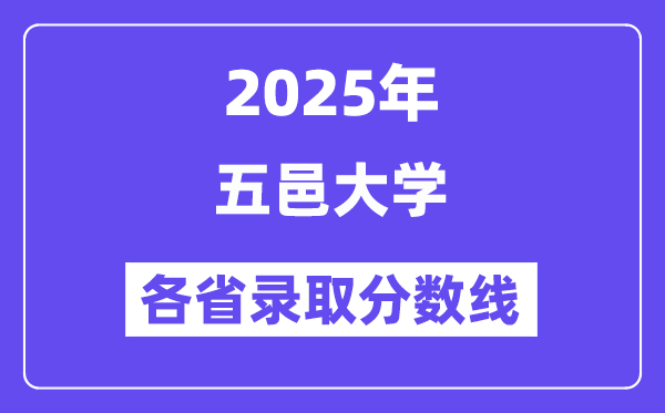 2025高考多少分能上五邑大学？各省录取分数线汇总