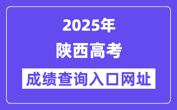 2025年陕西省高考成绩查询入口网址:https://www.sneea.cn