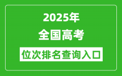 2025年全国高考志愿模拟填报