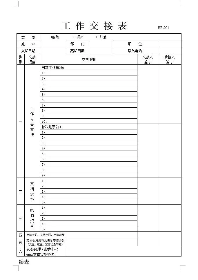 离职证明怎么写,员工离职证明格式及范本模板