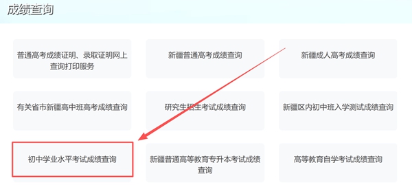 新疆教育考试院官网2026中考成绩查询入口（https://www.xjzk.gov.cn/）