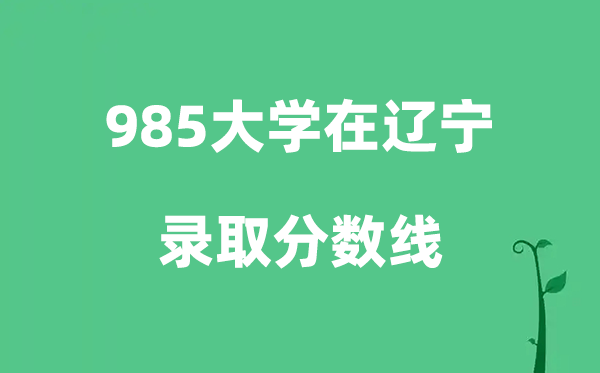 各所985大学在辽宁的录取分数线是多少分（2025参考）
