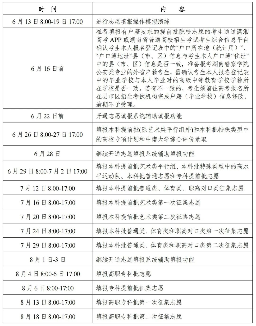 2026年湖南高考模拟志愿填报时间是什么时候？
