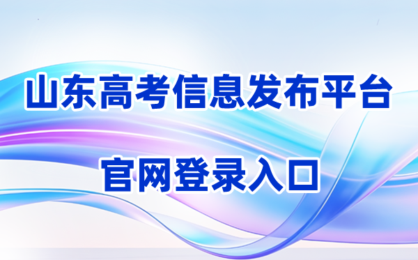 2026山东省教育招生考试院综合信息发布平台登录入口（含操作步骤）