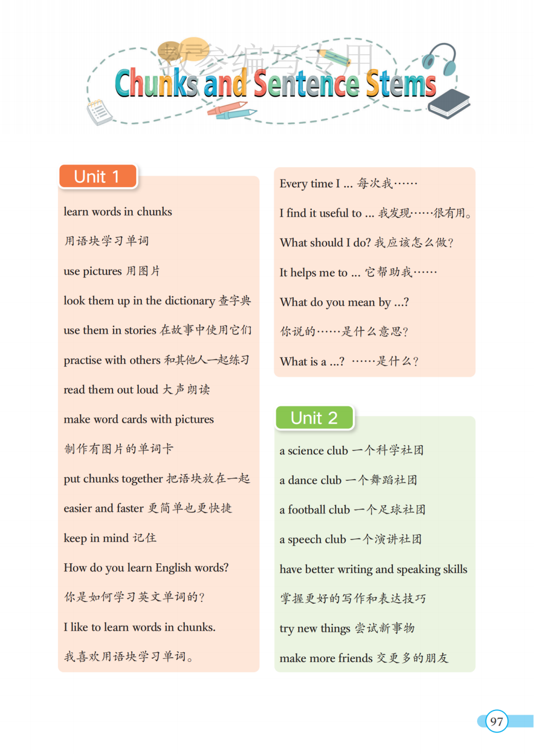 教科版五年级上册英语单词表图片完整版(2026新版)