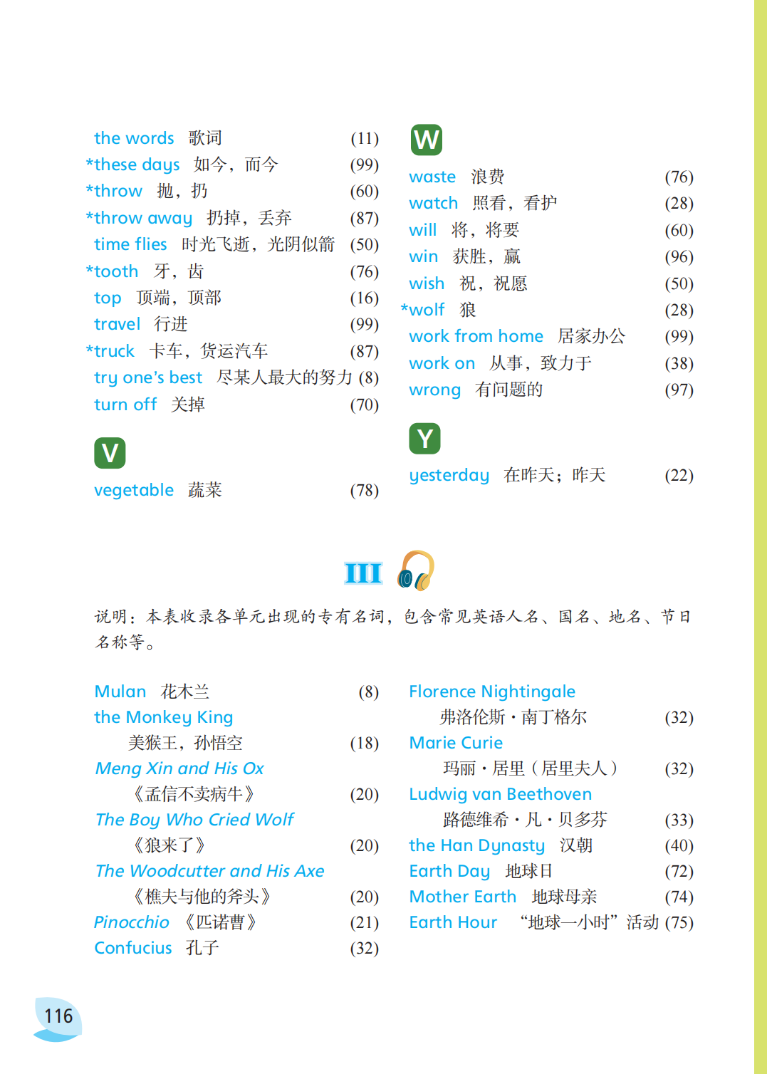译林版六年级上册英语单词表图片完整版(2026新版)