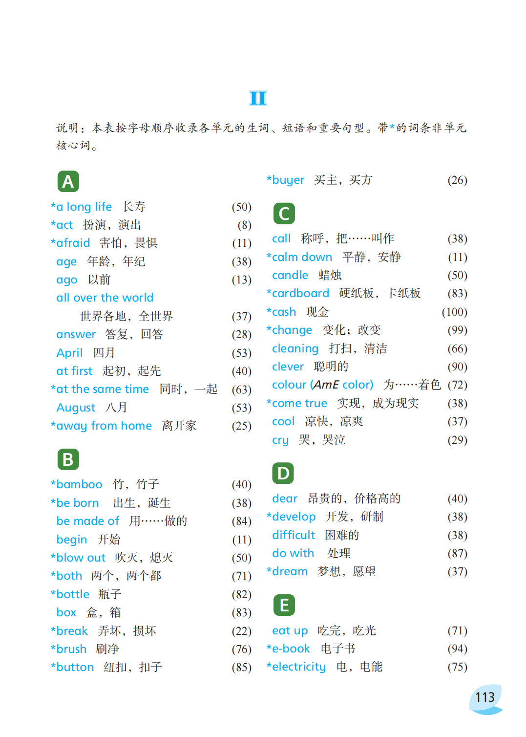 译林版六年级上册英语单词表图片完整版(2026新版)