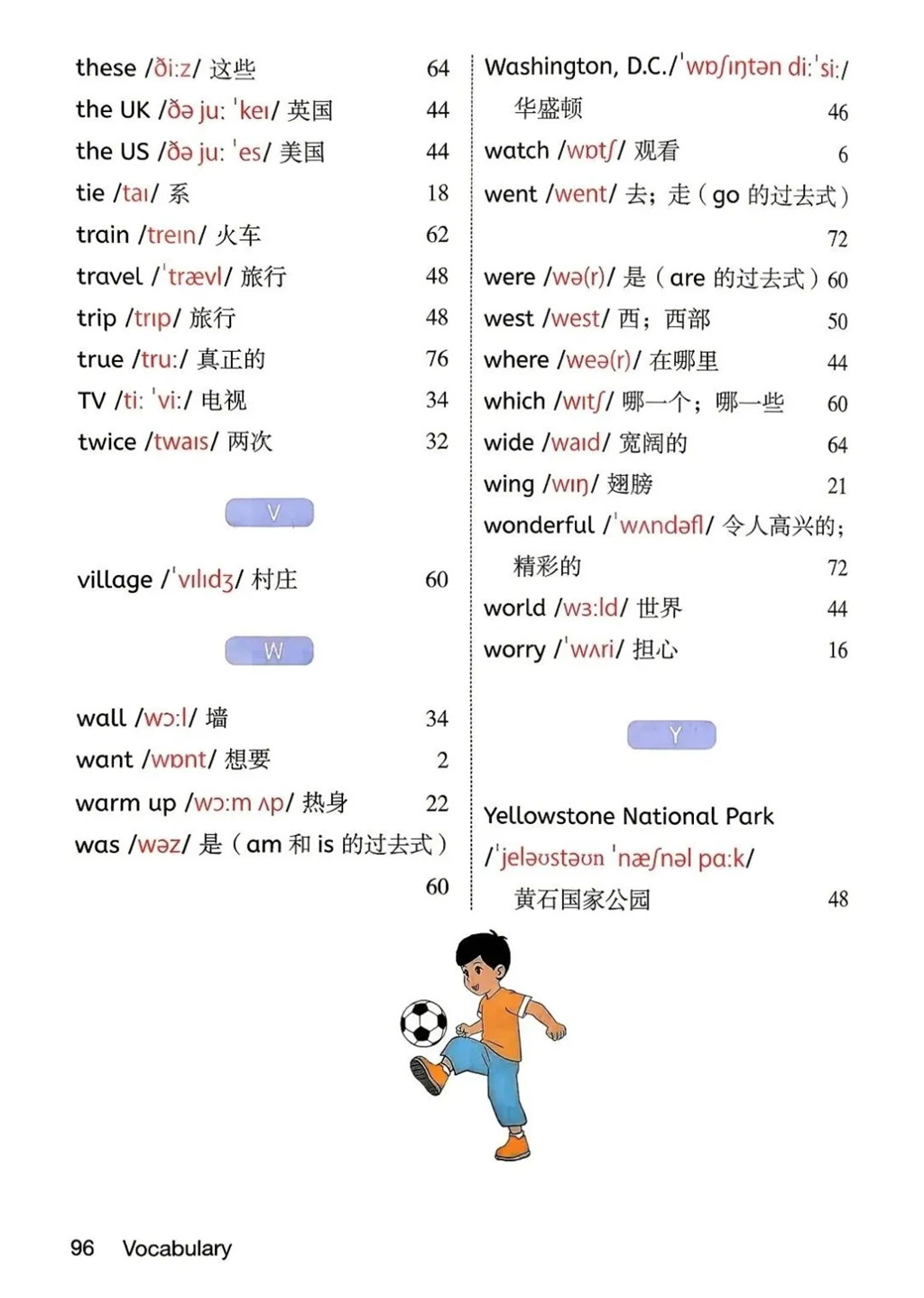 2026新冀教版五年级上册英语单词表/词汇表