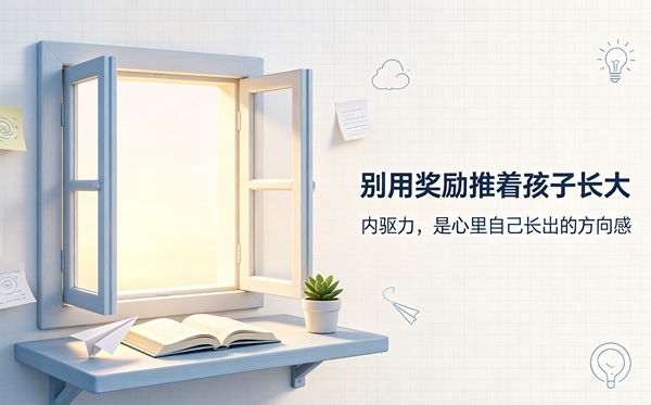 如何培养孩子的内驱力,别再用奖励和催促推着孩子走